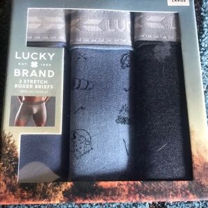 NWT in box Lucky Brand 3 pack boxer briefs: Camp L